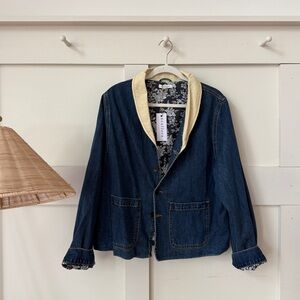 NWT NEUFLORA XL DENIM JACKET